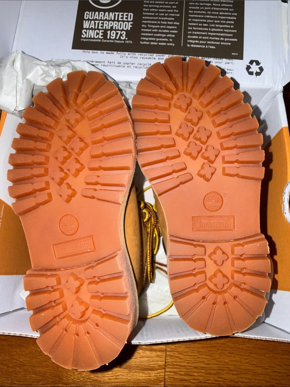 Timberland Kids Tan and Dark Brown Lace-Up Boots - Picture 3 of 4